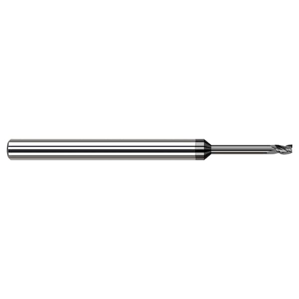 Harvey Tool Miniature End Mill-Ball-Long Reach, Stub Flute 0.1875" (3/16) Cutter DIA x 0.2810" (9/32) L of Cut 874162-C4 - main